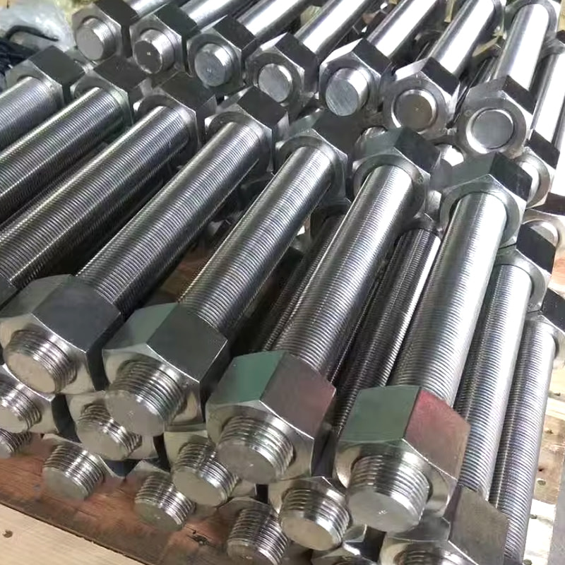 M27*300 PTFE Biru / Dacromet Dilapisi ASTM A320 L7 Batang Berulir Sepenuhnya M27*300 PTFE Biru / Dacromet Dilapisi ASTM A320 L7 Batang Berulir Sepenuhnya