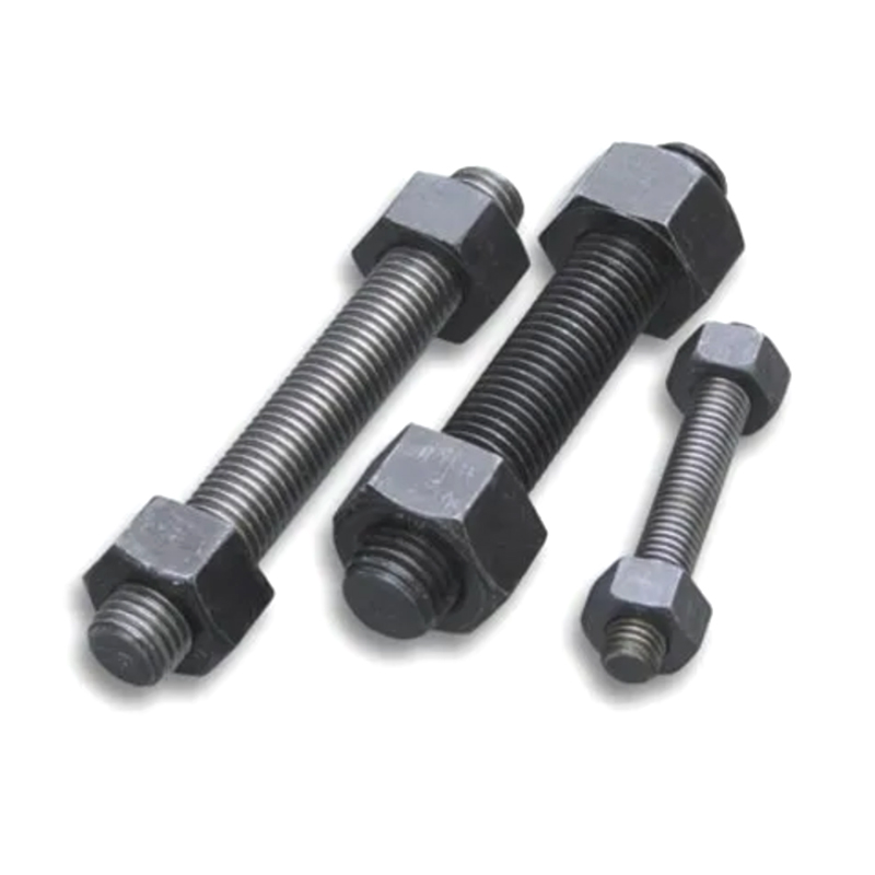 M16*300 Baja Karbon Kelas 8.8 PTFE Kancing Berulir Sepenuhnya Dilapisi Biru