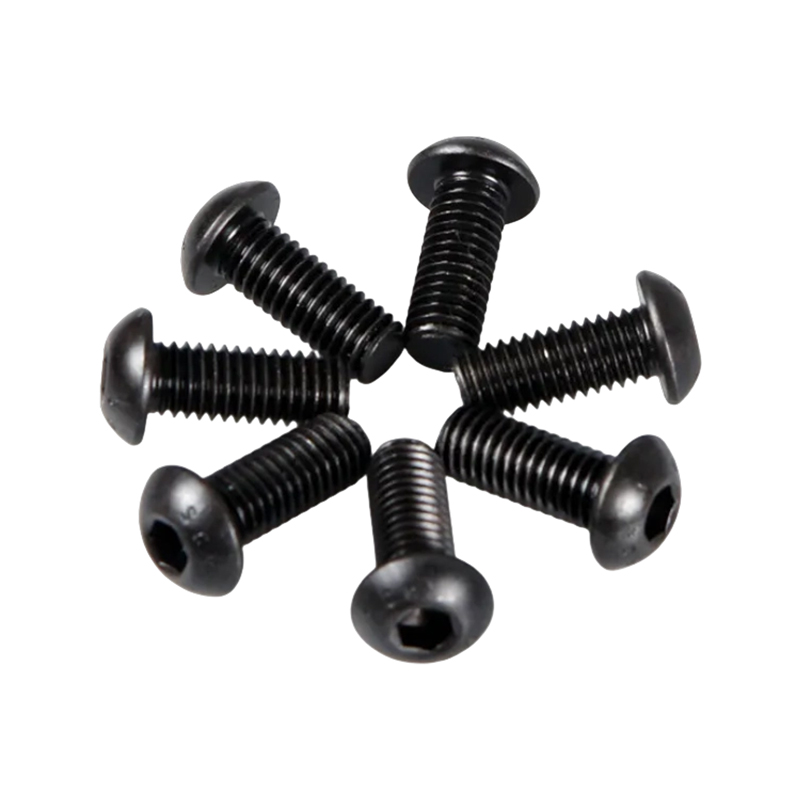 Sekrup Tombol Dilapisi Fosfat Hitam Baja Paduan M6*100