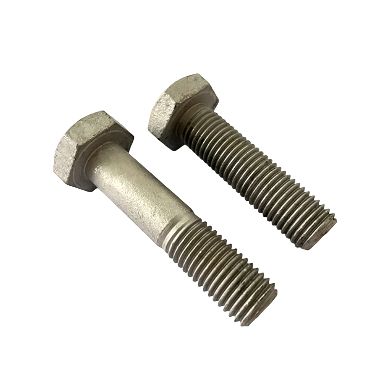 Baut Hex Eksternal Galvanis Baja Karbon M6*100