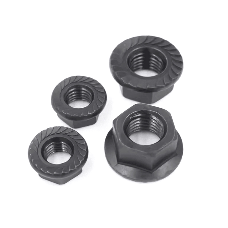 M16-1.5 Mur Flange Hex Berlapis Seng Mur Anti Selip