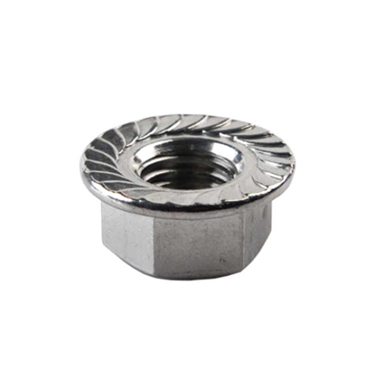Mur Flange Hex Polos 304 Baja Tahan Karat Mur Anti Selip Mur Flange Hex Polos 304 Baja Tahan Karat Mur Anti Selip