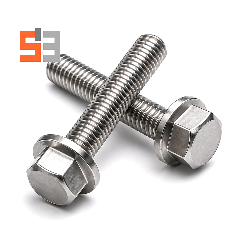 Baut Flensa Hex Baja Tahan Karat 304 DIN 6921