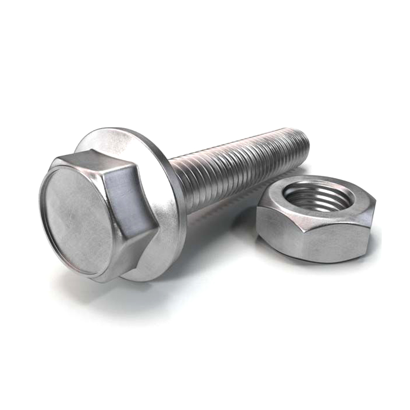 Baut Flensa Hex Baja Tahan Karat 304 DIN 6921